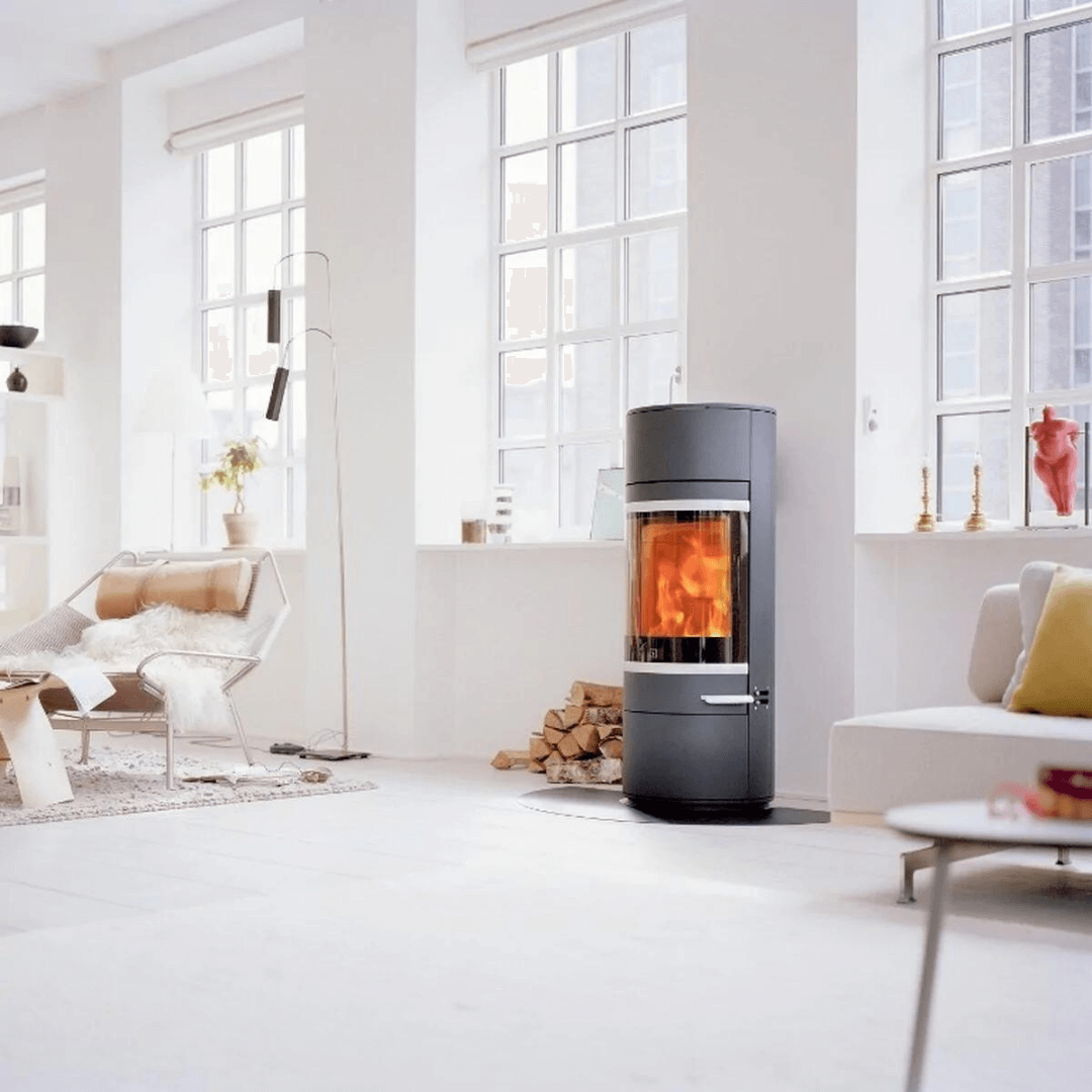 Jydepejsen_Kaminofen_Elegance_Classic_Drehbar_7kw_grau