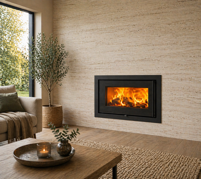 Kamineinsatz Scheitholz