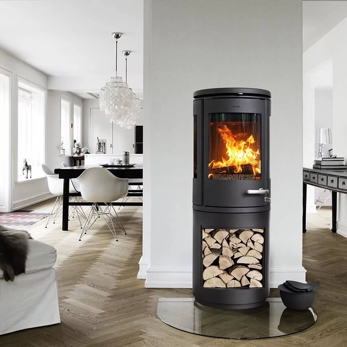 Kaminofen Gussofen Morsoe 7993 mit Holzfach - 7 kW