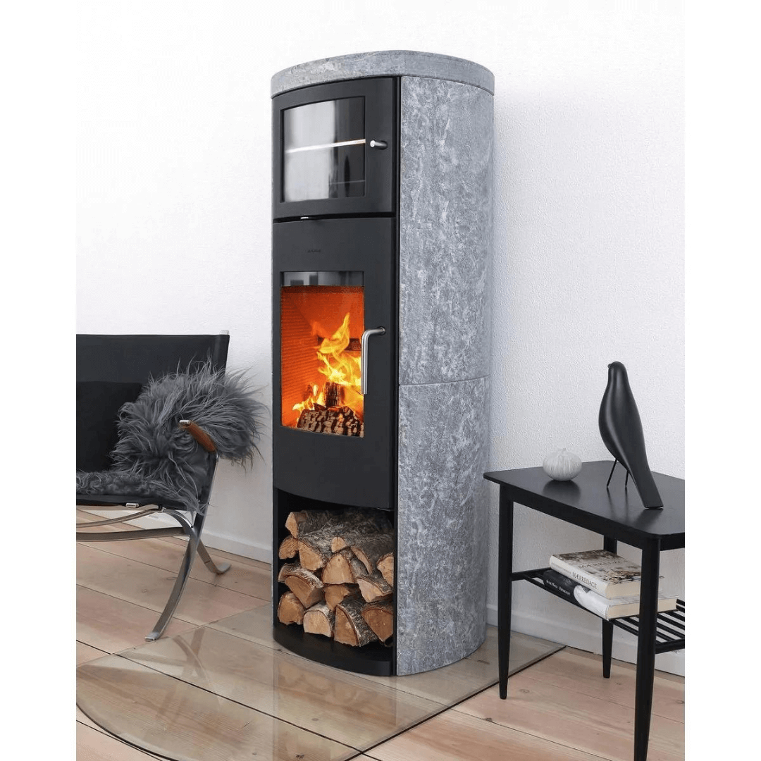 Morsoe Kaminofen 7kw schwarzgrau