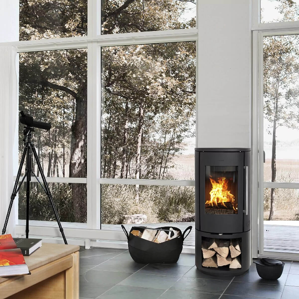 Morsoe Kaminofen in Schwarz