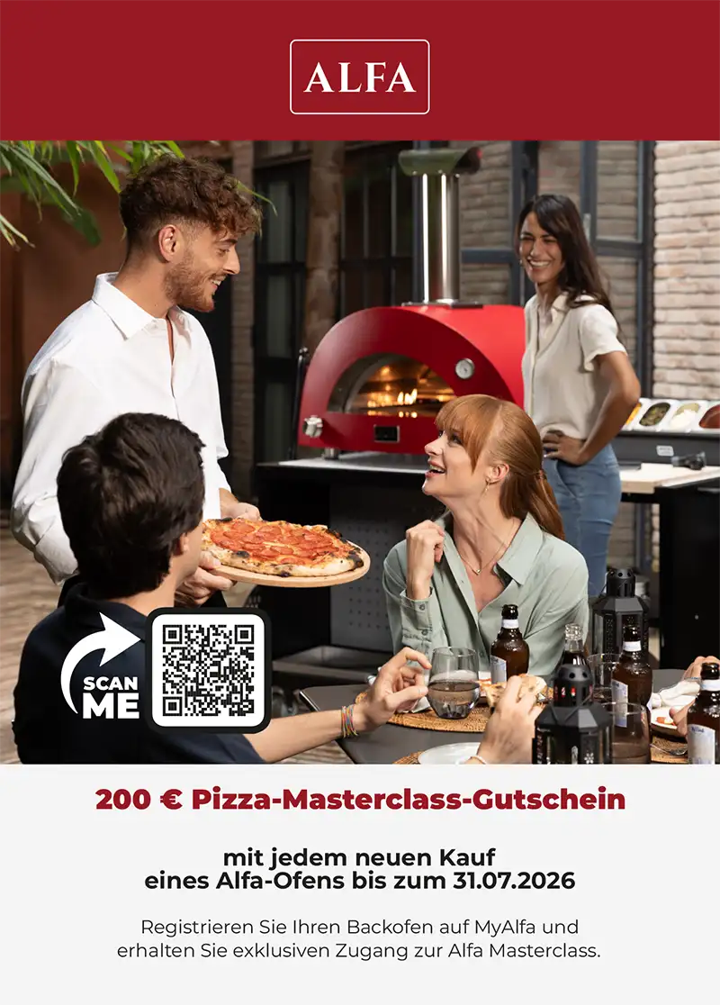 Flyer 200 € Pizza-Masterclass-Gutschein