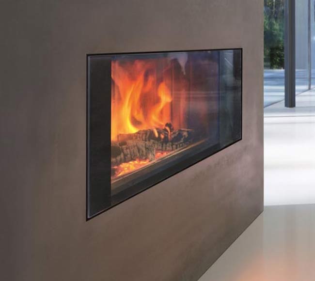 Kamineinsatz Scheitholz