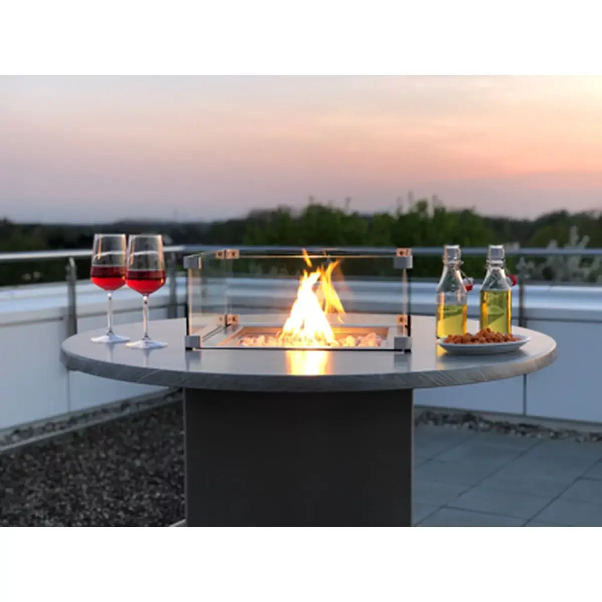 Gas- Outdoorkamin firestar ambiente 'Bartable'