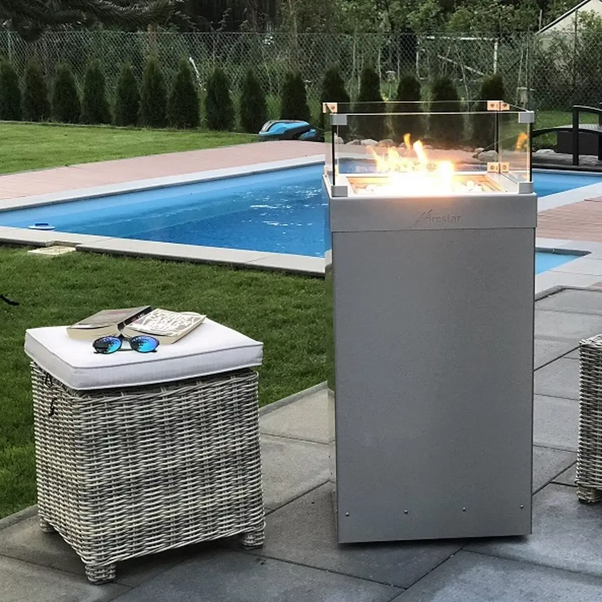 Gas-Outdoorkamin firestar ambiente 'medium'