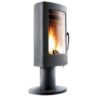 Kaminofen Wamsler schwarz drehbar