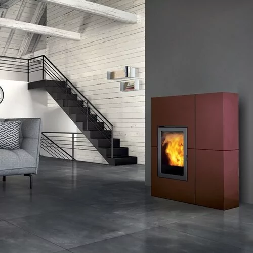 Pelletofen Edilkamin blade up Stahl