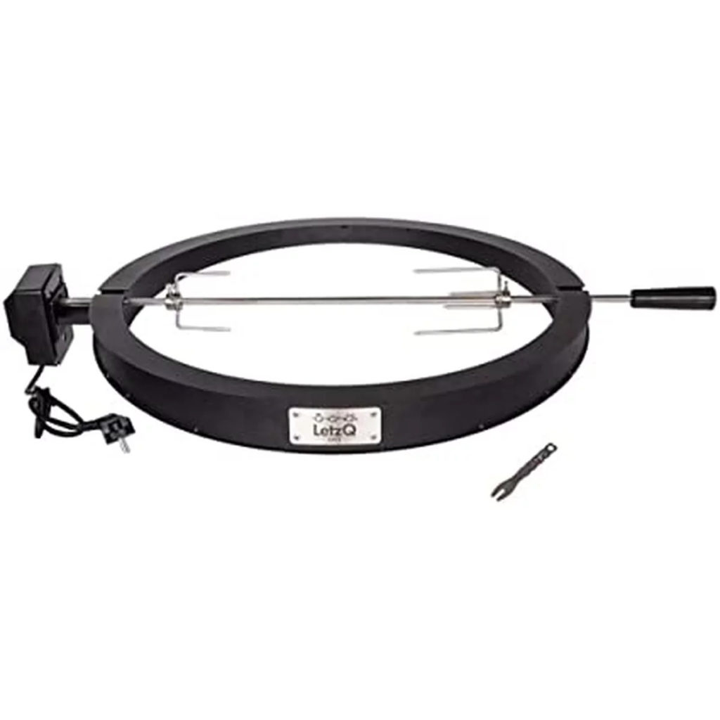 Elektrischer Drehspieß des Herstellers Big Green Egg