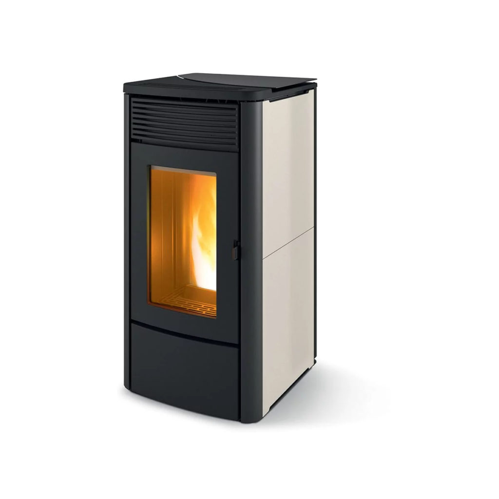 MCZ Pelletofen in schwarz beige