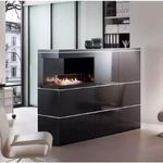 Bio-Ethanolkamin von Spartherm mit schwarzer Glasfront