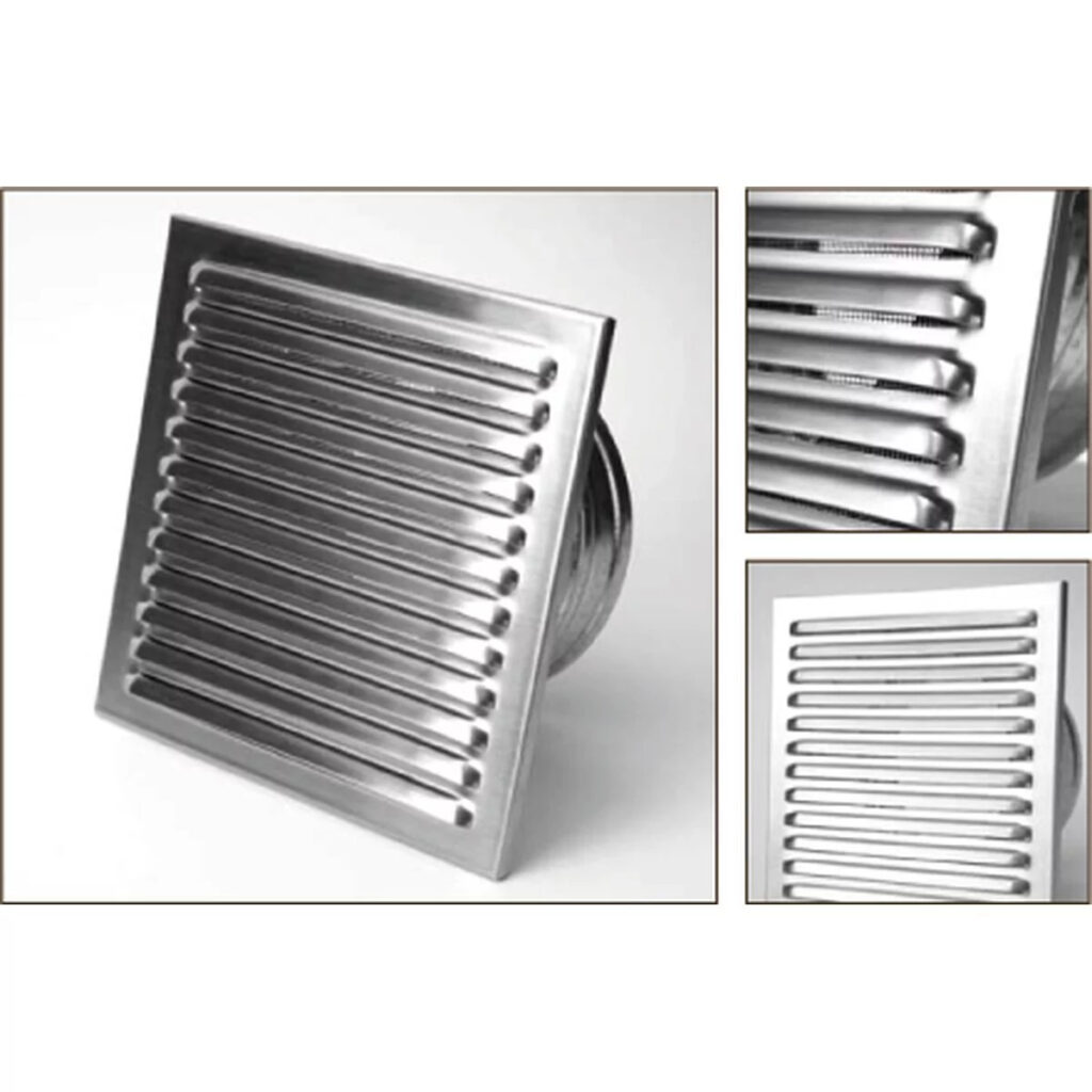 Außenluftgitter 21 x 21 mit Stutzen von CB-Tec GmbH