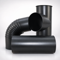 Gebläut, 0,6 mm Wandstärke