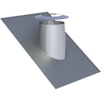 Dachdurchführung und Blende