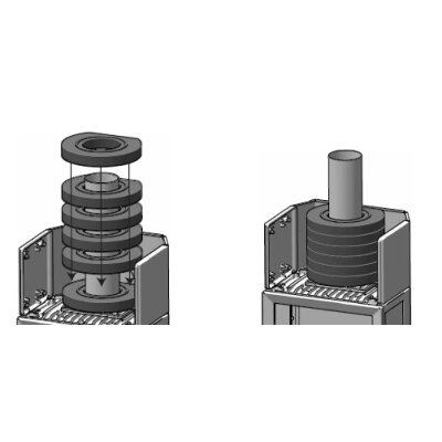 Wärmespeichernde Steine (6 Stück)