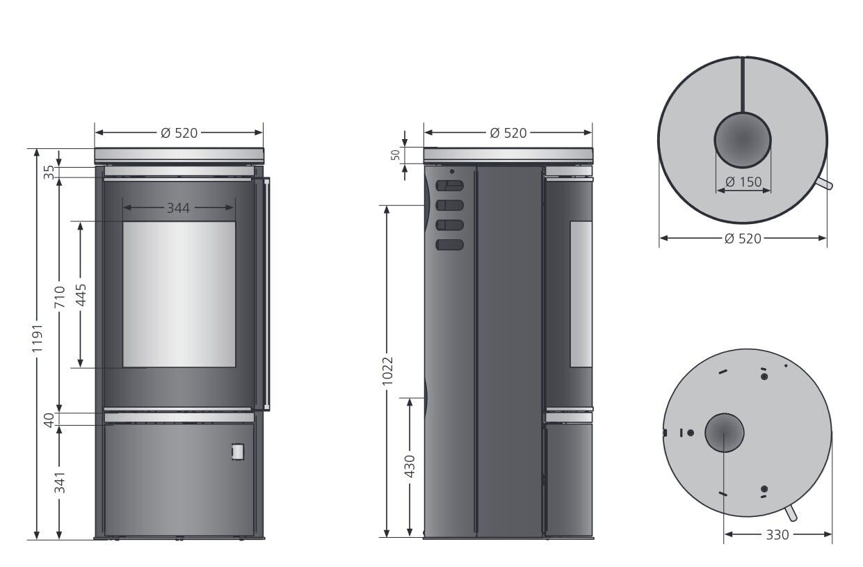 Kaminofen Oranier Arena 2.0 - 7 kW