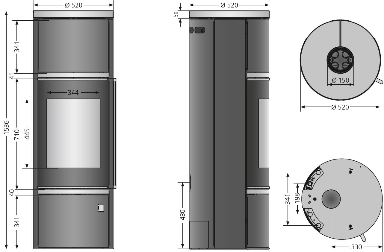 Kaminofen wassergeführt Oranier Arena Aqua 2.0 - 8,5 kW