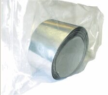 CB Isoliermuffe bestehend aus XS Isoliermatte, Klebeband und Edelstahlmuffe