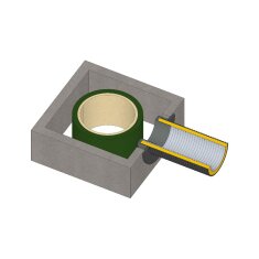 CB Schornstein-Verbrennungsluftstutzen für LAS Ringspalt