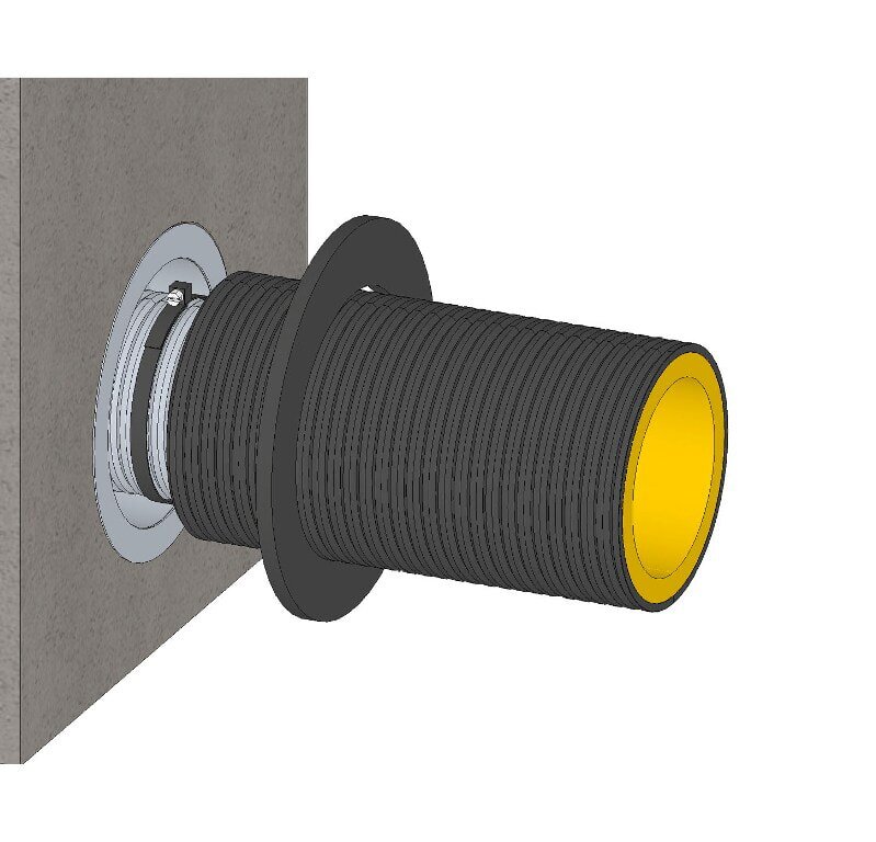 CB Schornstein-Verbrennungsluftstutzen für LAS Ringspalt