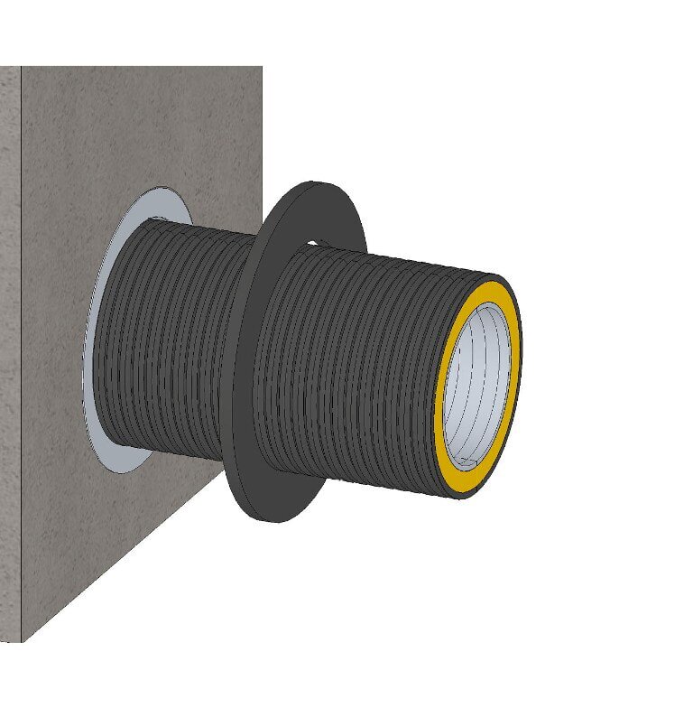 CB Schornstein-Verbrennungsluftstutzen für LAS Ringspalt