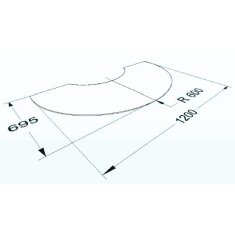 Jydepejsen Glas - Vorlegeplatte für Elegance,...