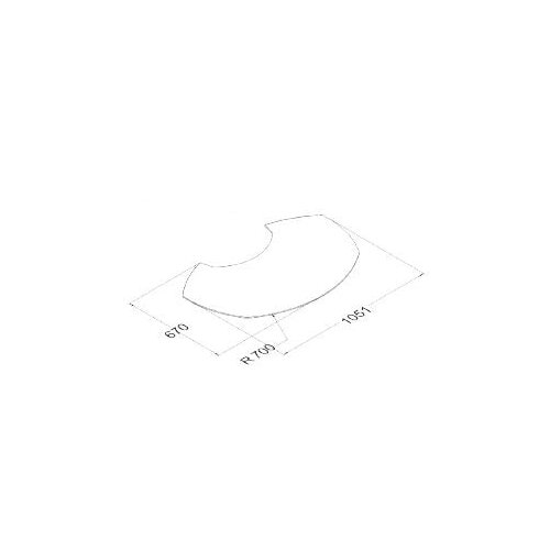 Jydepejsen Glas - Vorlegeplatte für Cosmo/Mido/Cozy,...