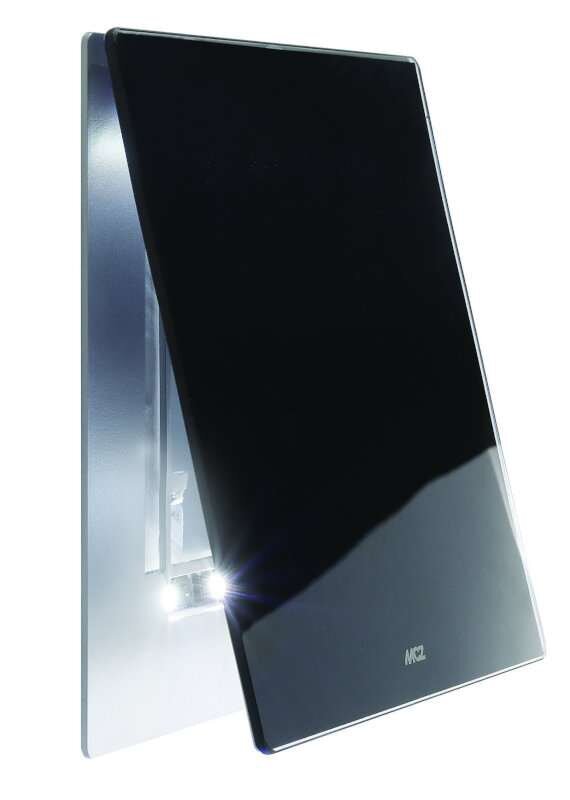 MCZ Comfort Air - Auslass Ghost - schwarzes Glas - inkl. 1 Lampe und Luftbefeuchter