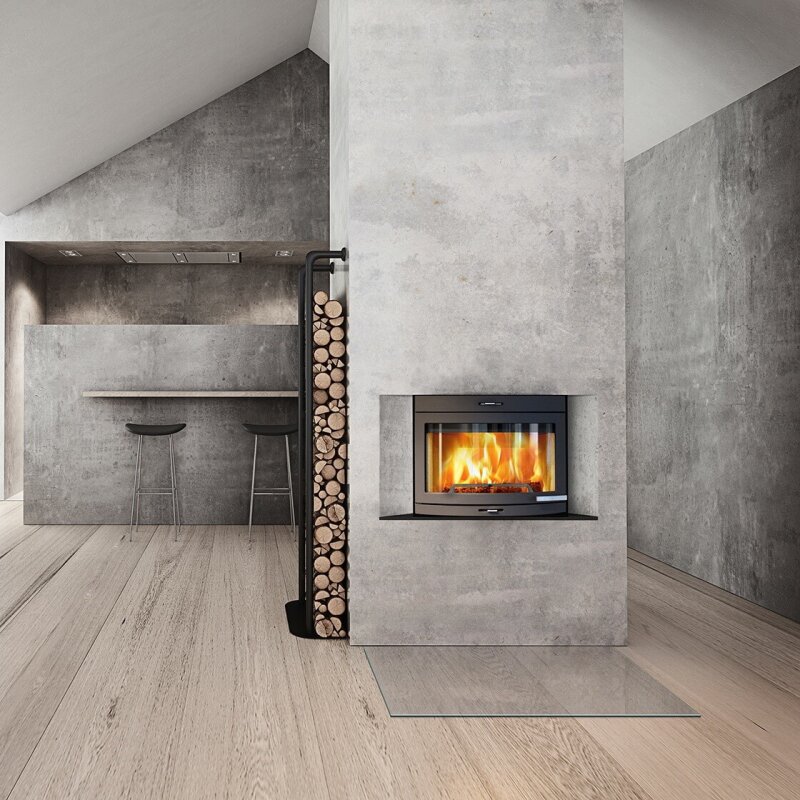 Kamineinsatz Guss Jotul I 400 - 6 kW - schwarz lackiert (BP)