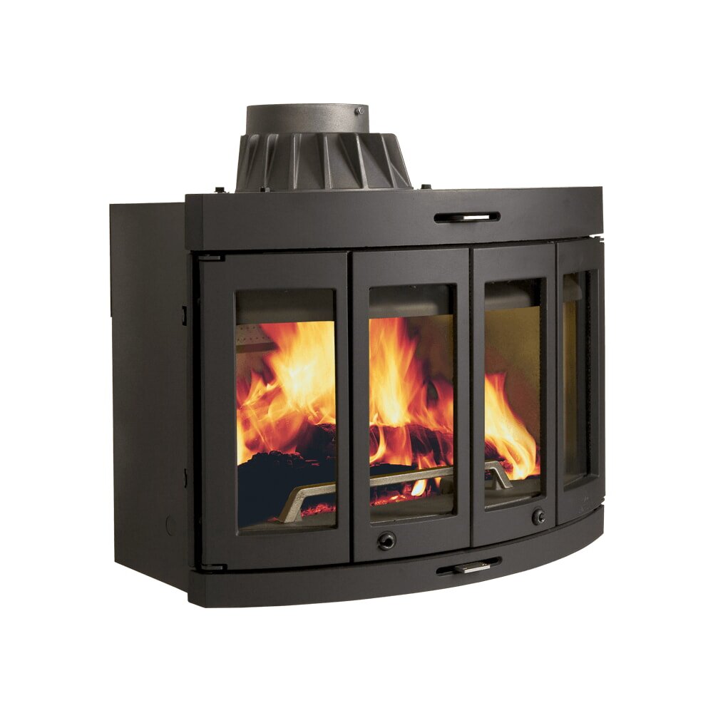 Kamineinsatz Guss Jotul I 400 - 6 kW - schwarz lackiert (BP)