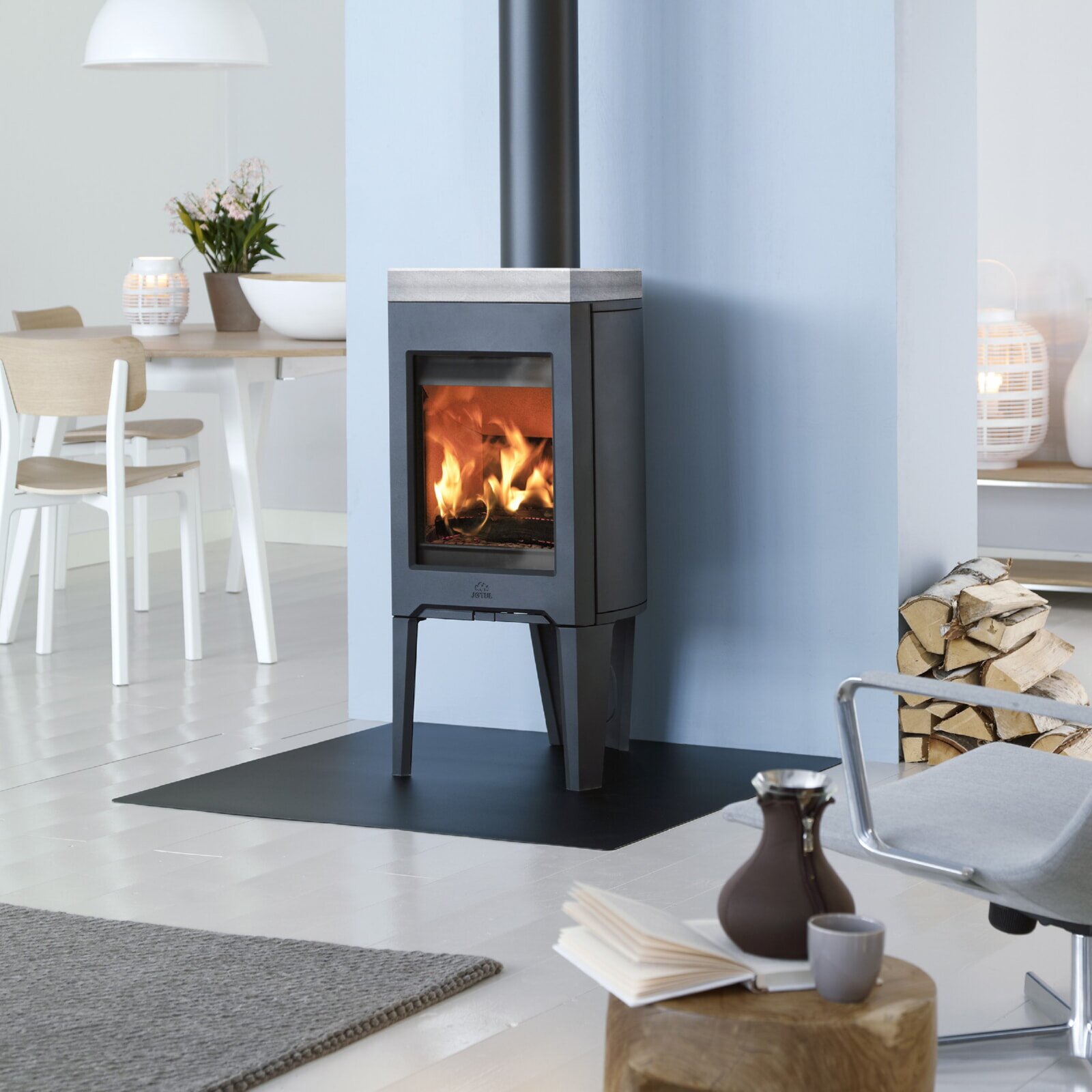 Kaminofen Gussofen Jotul F 162 - 5 kW - schwarz lackiert (BP)