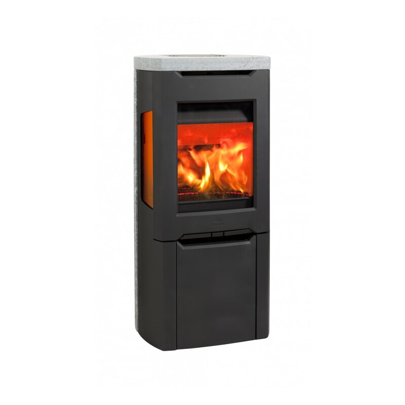 Kaminofen Gussofen Jotul F 263 mit Seitenfenster - 5 kW - schwarz lackiert (BP)