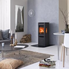 Kaminofen Gussofen Jotul F 263 mit Seitenfenster - 5 kW - schwarz lackiert (BP)
