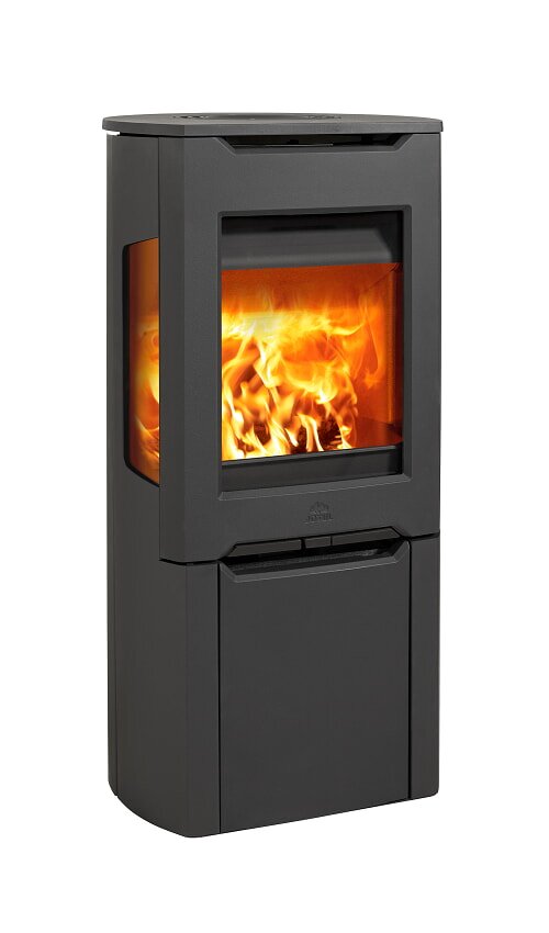 Kaminofen Gussofen Jotul F 263 mit Seitenfenster - 5 kW - schwarz lackiert (BP)