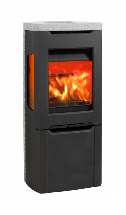 Kaminofen Gussofen Jotul F 263 mit Seitenfenster - 5 kW - schwarz lackiert (BP)