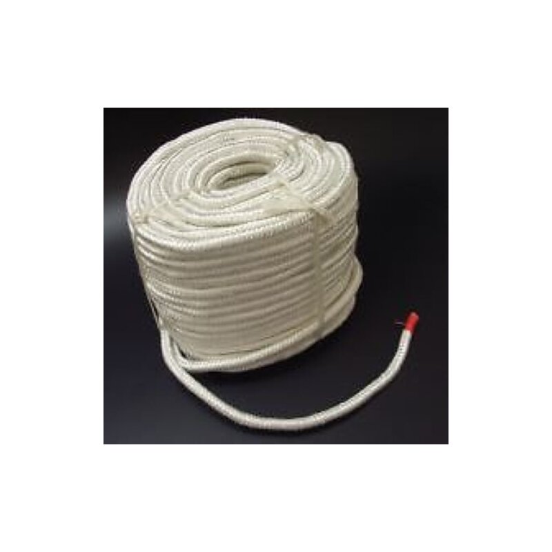 Dichtschnur Glasfaser vierkant 12 x 12 mm