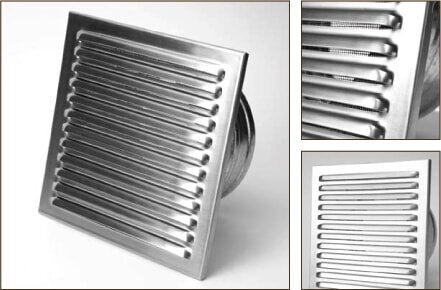 Außenluftgitter 21x21cm