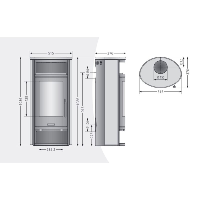 Kaminofen Oranier Polar Neo 4 - 5 kW