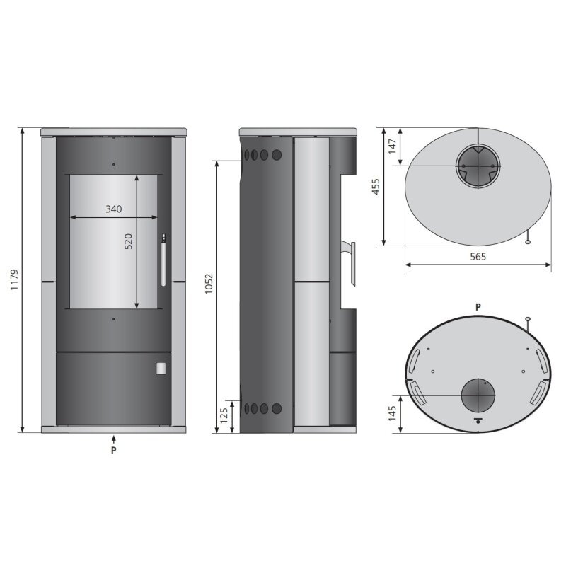 Kaminofen Justus Austin 7 - 7 kW