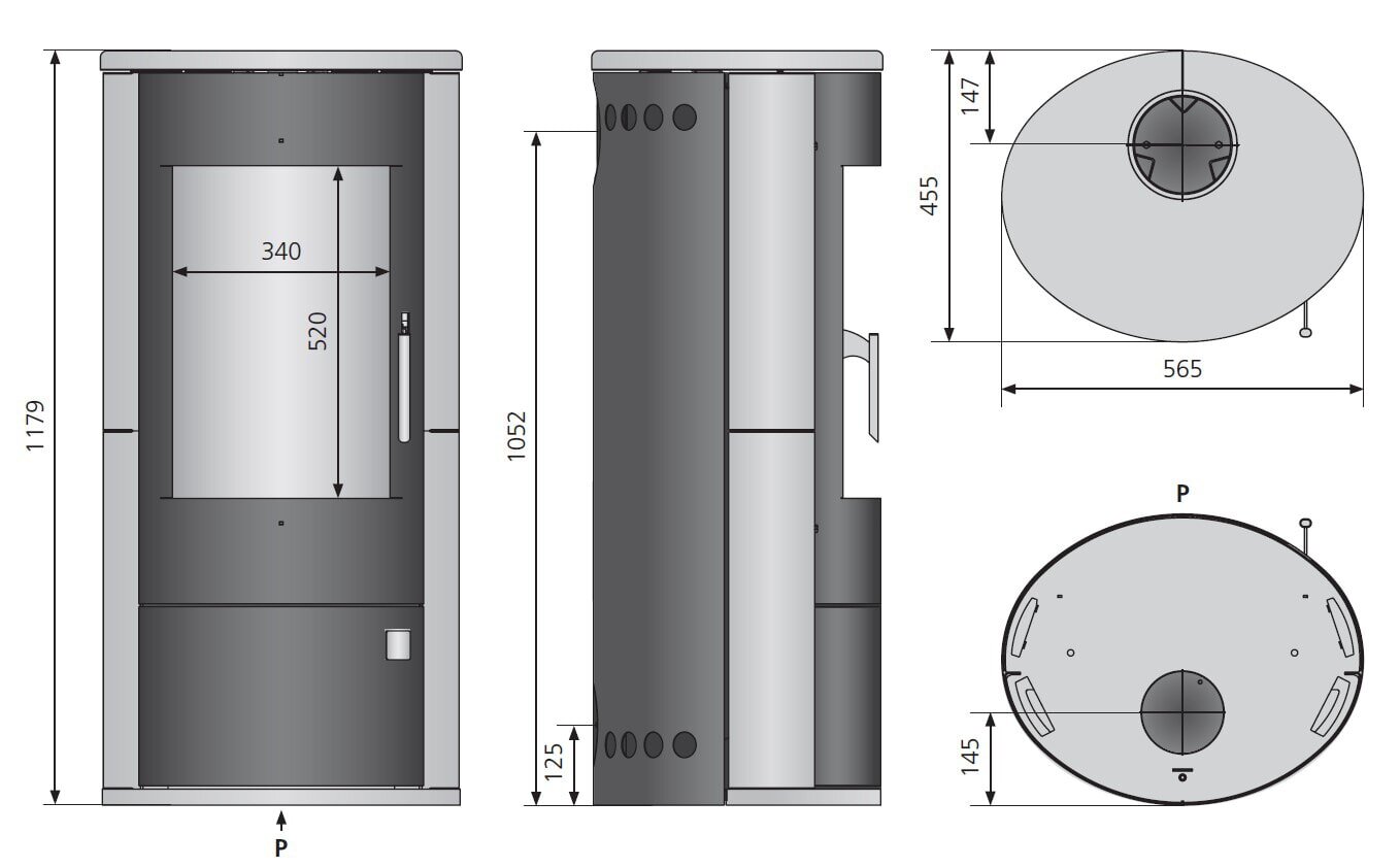 Kaminofen Justus Austin 7 - 7 kW