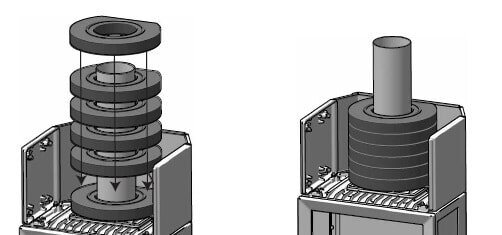 Jotul Wärmespeichernde Steine (6 Stück), 70 kg