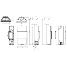 Kaminofen Austroflamm Lounge Xtra (Wärmespeicherung) - 8 kW