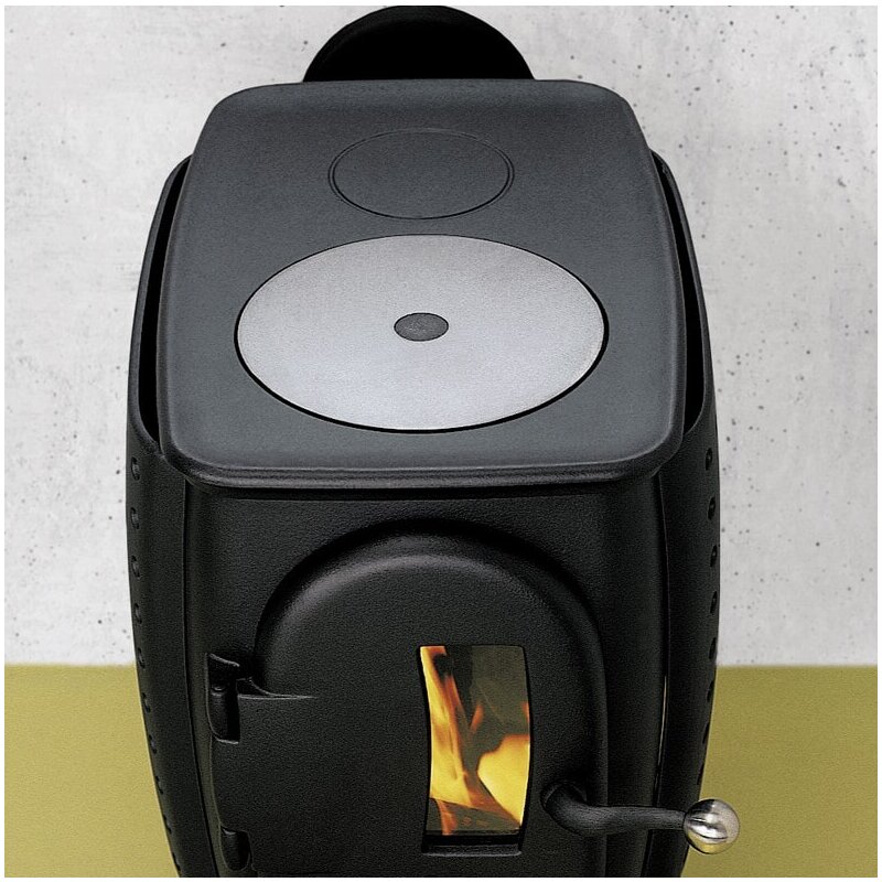 Kaminofen Guss Austroflamm G1 - mit Konvektionsmantel Guss - 6 KW - Anthrazit