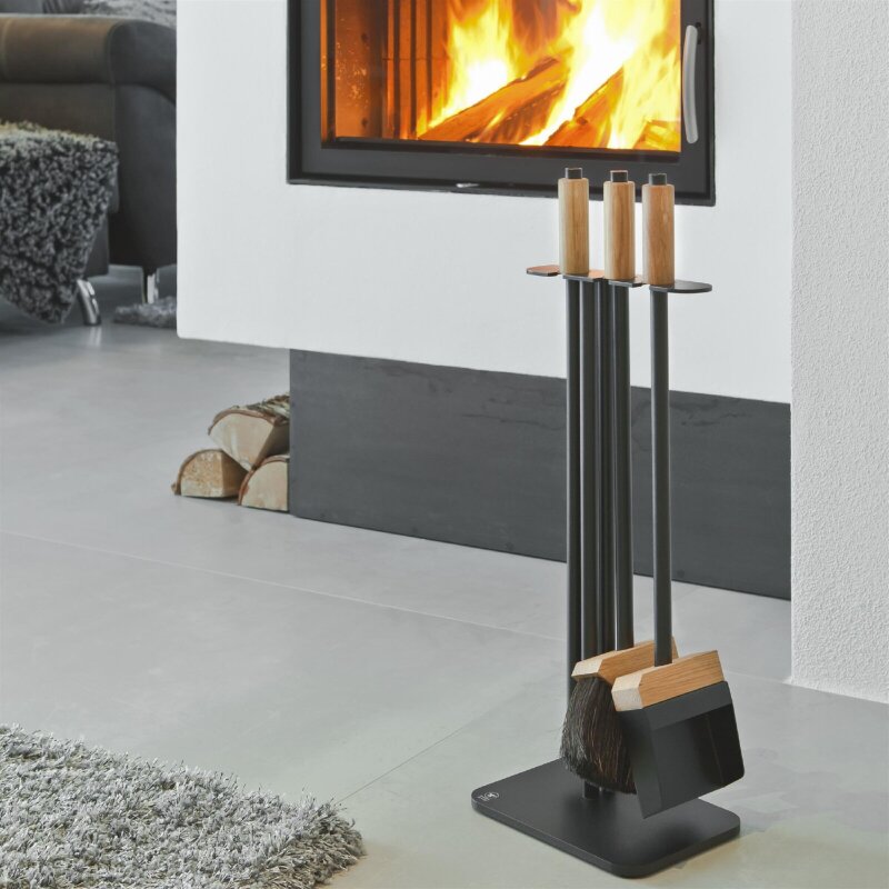 Kaminbesteck Red Anvil - Black HiBoom 3