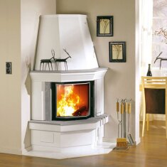 Kaminbausatz Camina S4 Eck - 7 kW - Speicherkamin