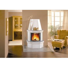 Kaminbausatz Camina S4 Eck - 7 kW - Speicherkamin