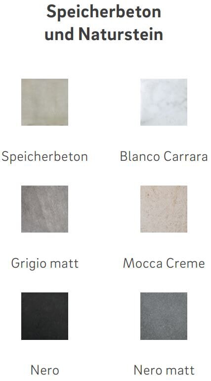 Kaminbausatz Camina S4 Eck - 7 kW - Speicherkamin