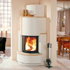 Kaminbausatz Camina S5 Eck - 7 kW - Speicherkamin