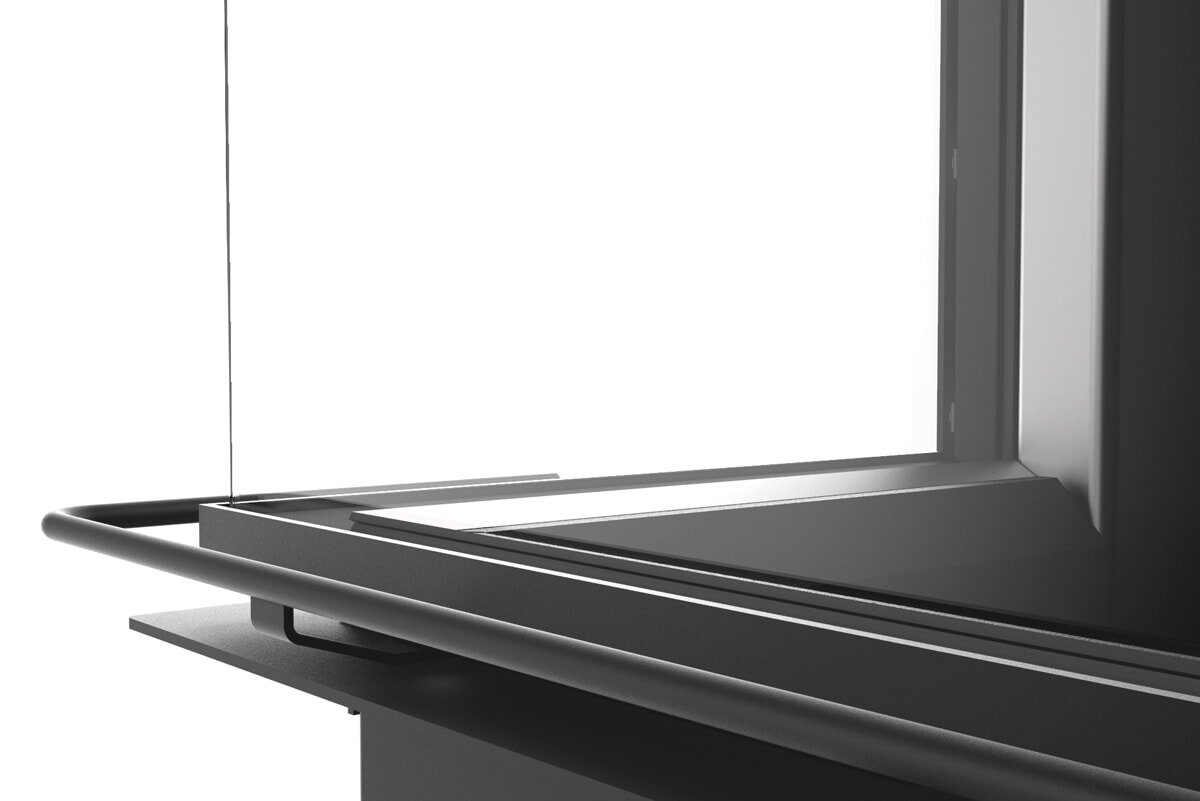 Kaminbausatz Camina S5 Eck - 7 kW - Speicherkamin