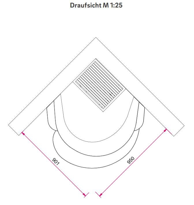 Kaminbausatz Camina S5 Eck - 7 kW - Speicherkamin
