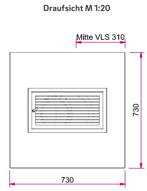 Kaminbausatz Camina S9 Kurz - 7 kW - Speicherkamin